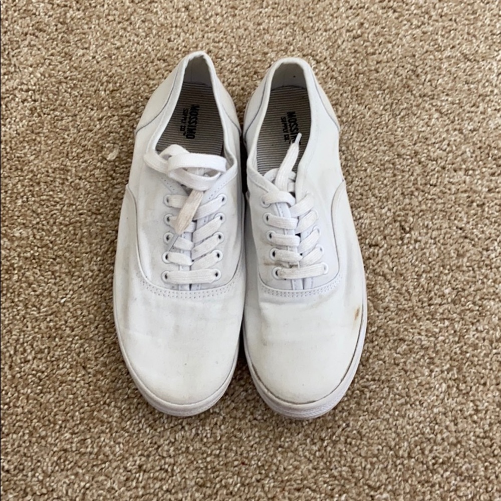 WHITE MOSSIMO TENNIS SHOES (KEDS DUPE)